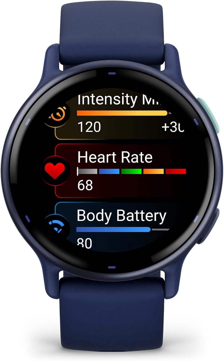 Garmin vívoactive 5, Health and Fitness GPS Smartwatch, AMOLED Display, Up to 11 Days of Battery, Navy