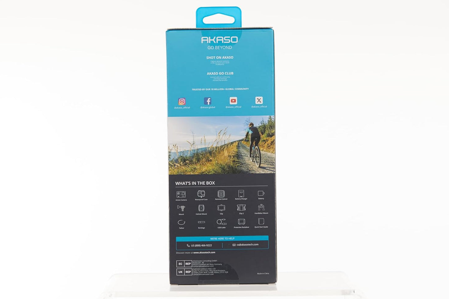 4K 30fps 20MP WiFi Sports Camera - 4k Camera Waterproof up to 30 m with Stabilization, 170° Wide Angle - 2.4G Remote Control - Ultra HD Image Quality for Adventure Enthusiasts