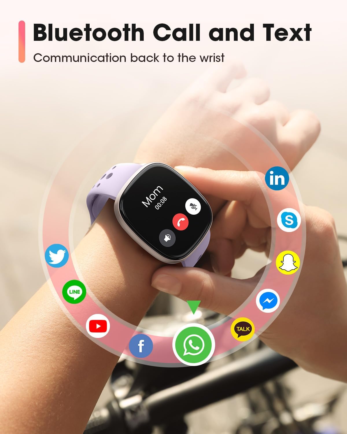 Smartwatch Men Women with Phone Function, Sports & Nylon & Silicone Replacement Straps: Fitness Watch 5ATM Waterproof & 120+ Sports Modes for Android iOS Watch with Heart Rate Monitor SpO2 Sleep