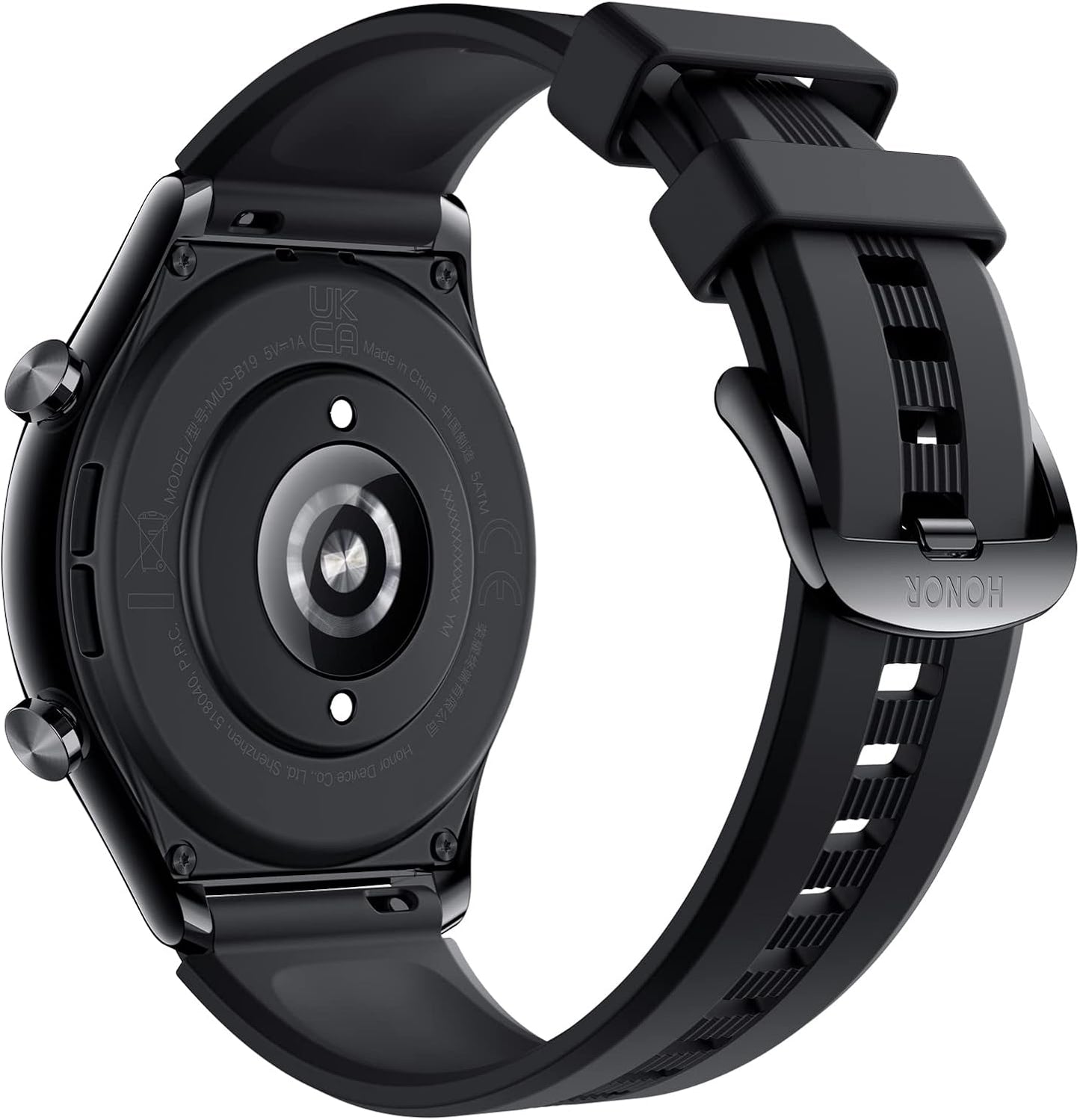 Honor Watch GS 3, SmartWatch with 1.43 Inch AMOLED Touch Screen, Fitness Watch with Heart Rate Monitor, Sleep and Blood Oxygen Monitoring for Android, GPS, 14 Days Battery Life, Midnight Black