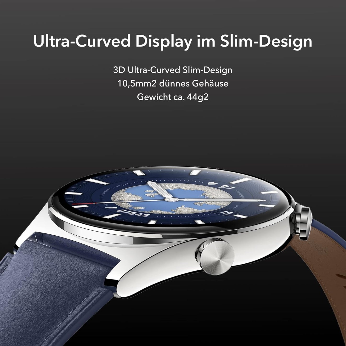 Honor Watch GS3, Smart with 1.43, Blue, One Size, GS3