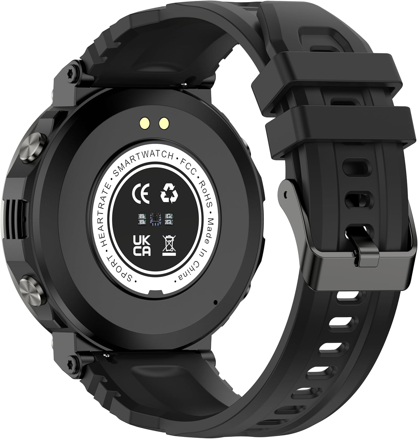 PYRODUM Smart Watches for Men-Bluetooth Call, 1.52" Military Smart Watch for Android iPhone, Waterproof Fitness Watch with Sleep Tracker, 118 Sports Modes, Calorie/Step Count, Rugged Hybrid Smartwatch