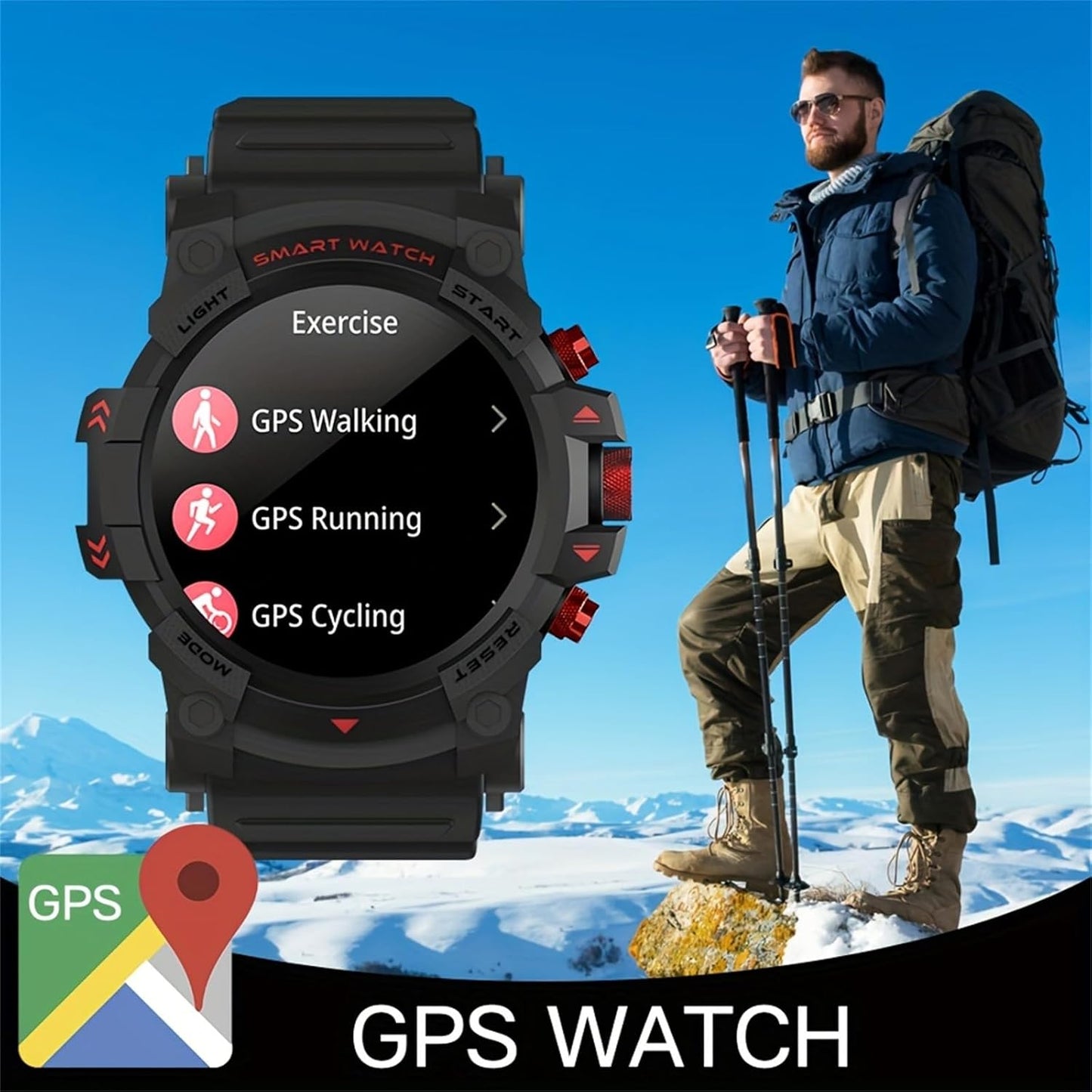 PEJE Smart Watch丨Smart Watches For Men gbeige