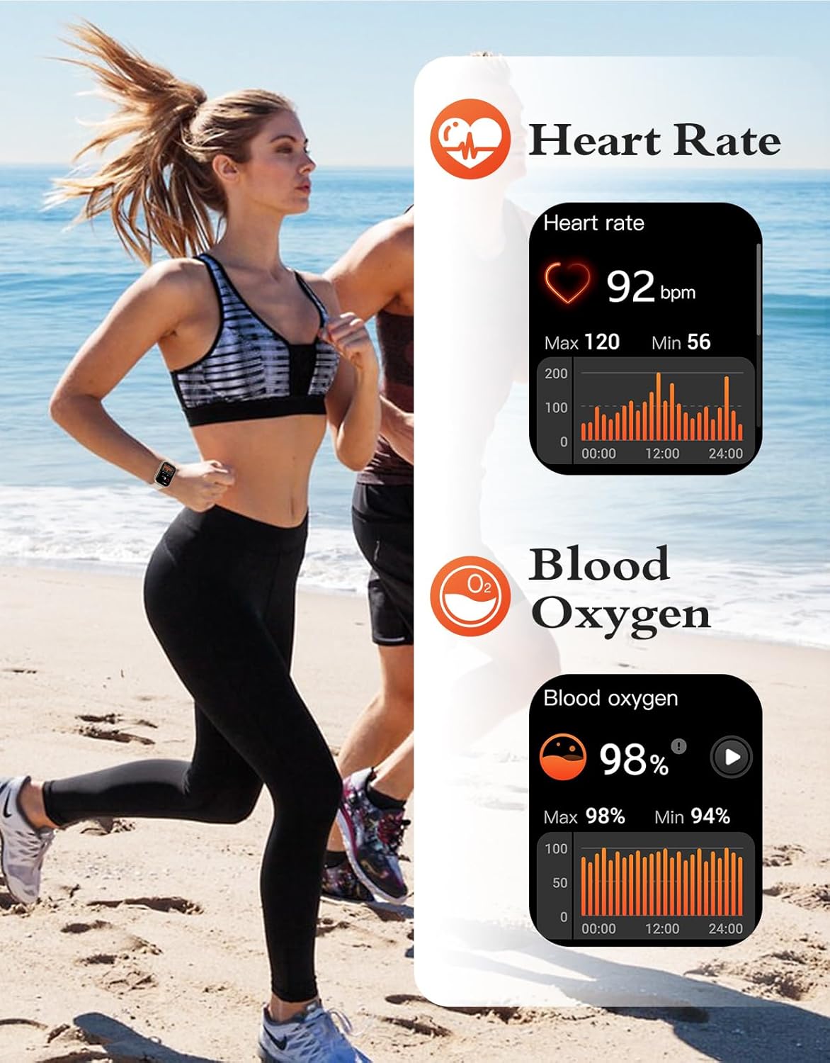 RUIMEN Smart Watch Answer Dial Call,Smart Watches for Women Men HD Touch Screen Fitness watch with SpO2-Monitor Heart Rate Sleep Monitor Pedometer Watch Multi Sports Mode for Android iOS