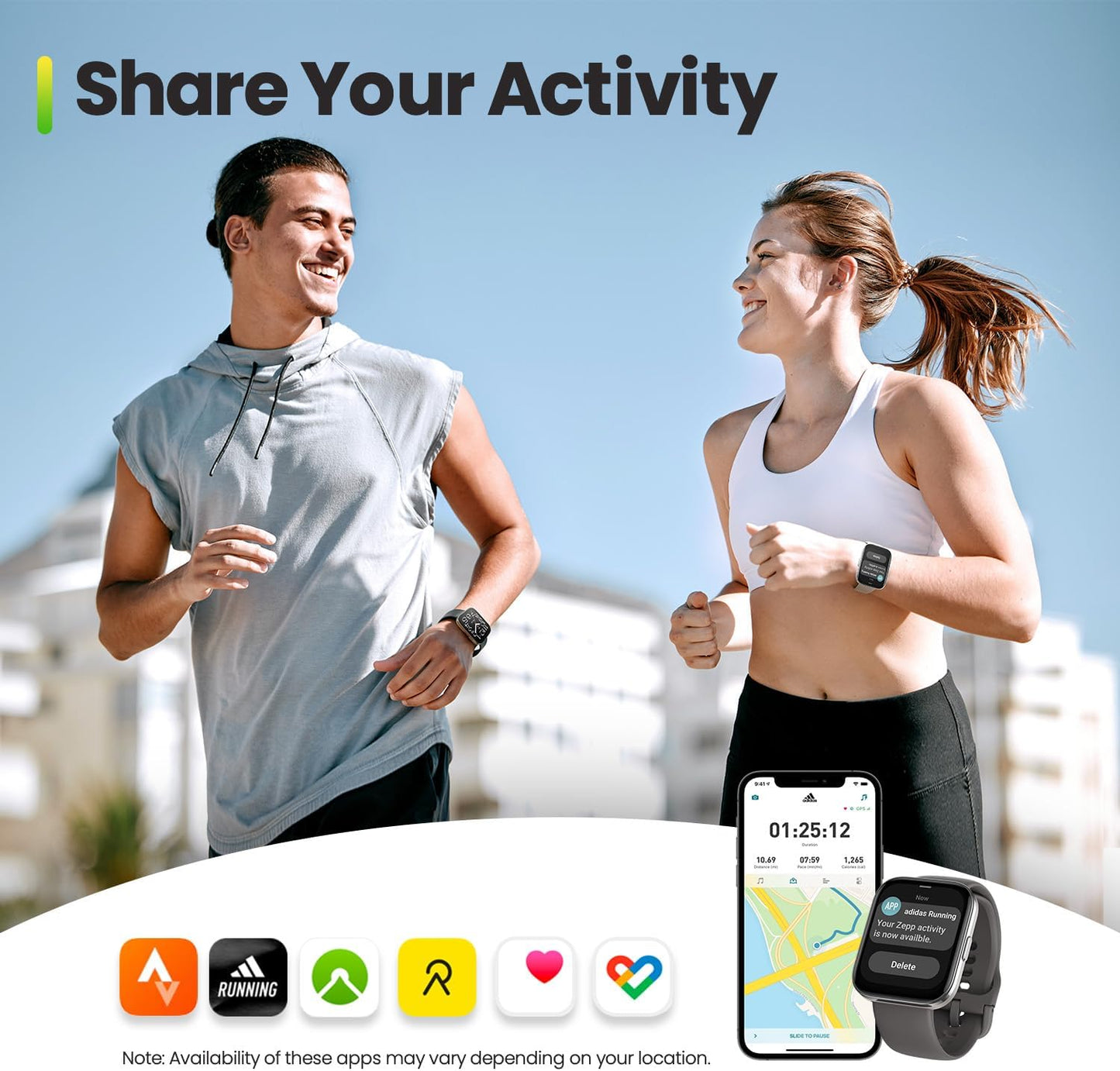 Amazfit Bip 5 Unity Smart Watch 46mm, 11-Day Battery, Fitness Activity Tracker with 120+ Sports Modes, Heart Rate & Sleep Monitor, Customizable Watch Faces, for Android & iPhone, Grey