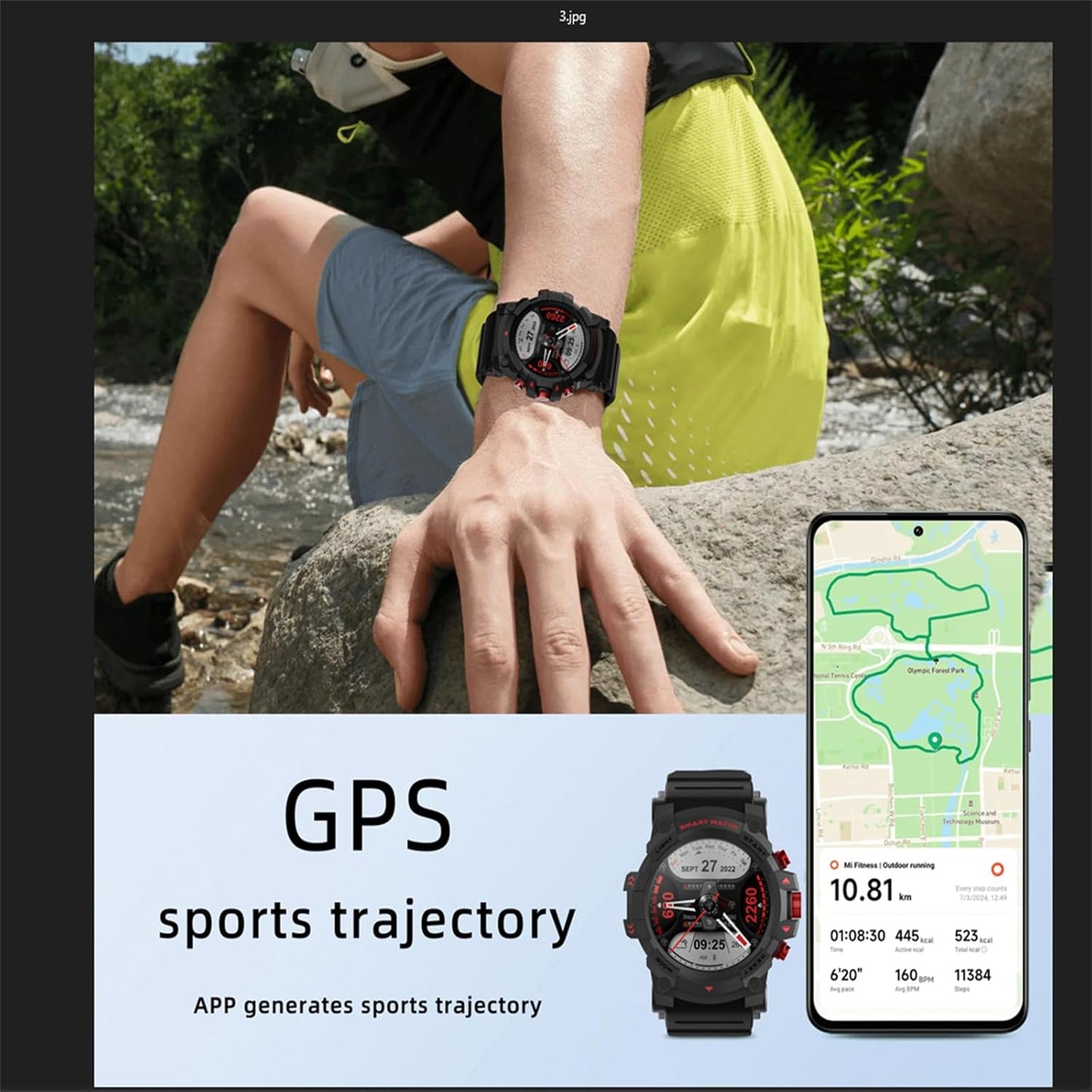 PEJE Smart Watch丨Smart Watches For Men gbeige