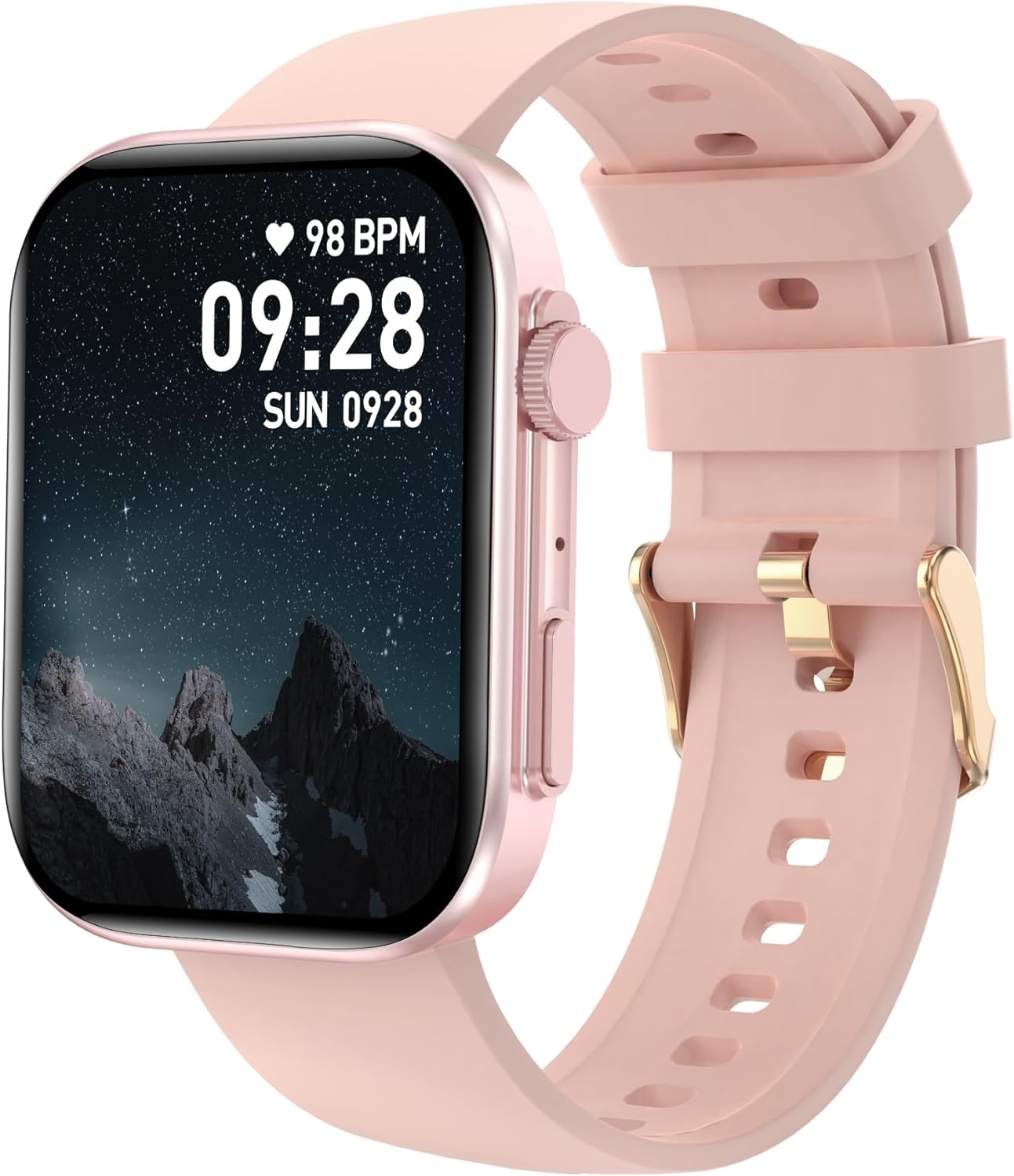 BRIBEJAT Smart Watch for Men Women (Answer/Make Call), 2.01'' Touch Screen Smartwatch, IP68 Waterproof, Fitness Tracker, Pedometer, Heart Rate/SpO2/Sleep Monitor, Compatible with IOS Android Phone