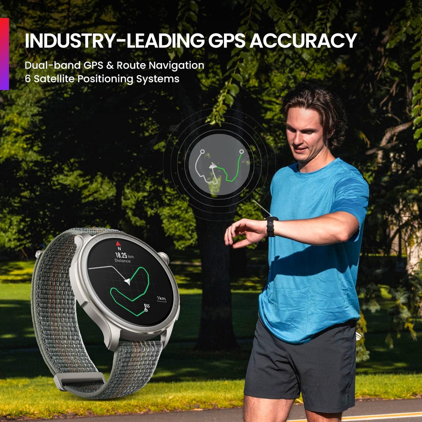 Amazfit Balance Smart Watch 46mm with Body Composition & Health Analysis, Sleep Recovery, GPS, Alexa Built-In, Bluetooth Calling, 14-Day Battery Life, 150+ Sports Modes, for Android iPhone, Black