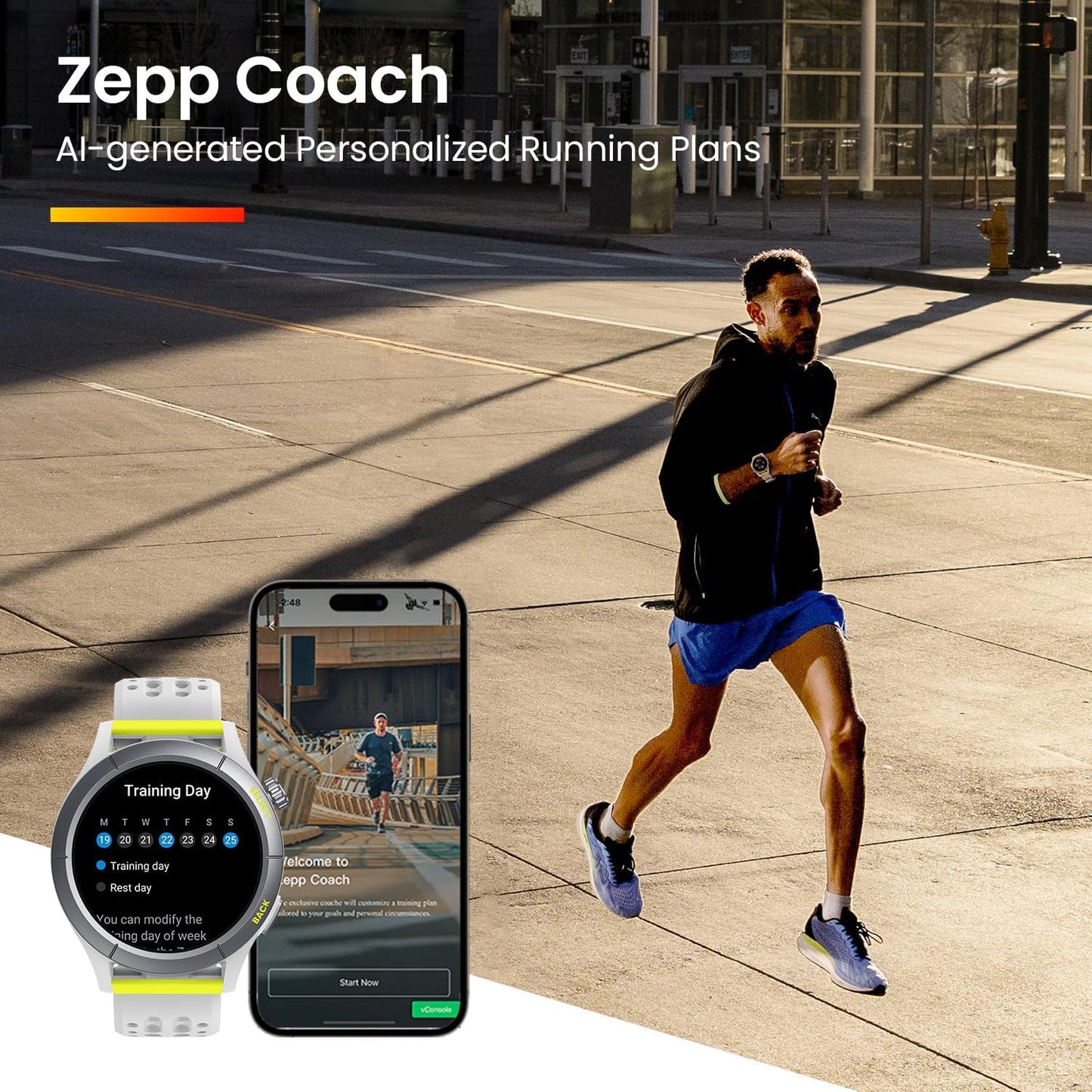 Amazfit Cheetah Running Smart Watch with Dual-Band GPS, Route Navigation & Offline Maps, Training Template, Heart Rate Monitor, Alexa-Built In, 14 Days Battery Life for Men and Women - Round