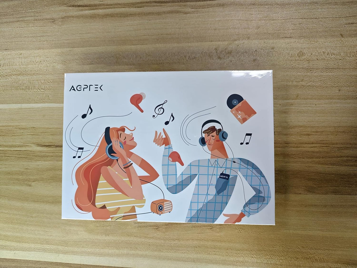 64GB MP3 Player with Bluetooth 5.3, AGPTEK 2.4" Full Touch Screen MP3 Music Player with Speaker, FM Radio, Voice Recorder, E-Book, Line-in Recording