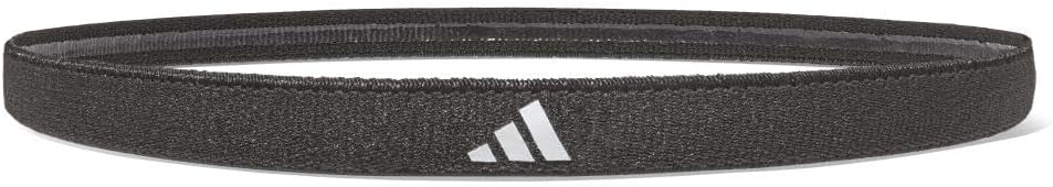 adidas Sports Hair Bands (3 Pack), Black, White, Solar Red