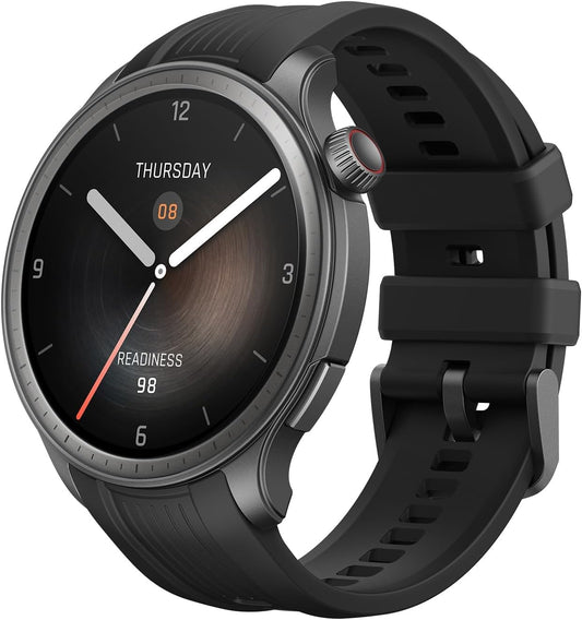 Amazfit Balance Smart Watch 46mm with Body Composition & Health Analysis, Sleep Recovery, GPS, Alexa Built-In, Bluetooth Calling, 14-Day Battery Life, 150+ Sports Modes, for Android iPhone, Black