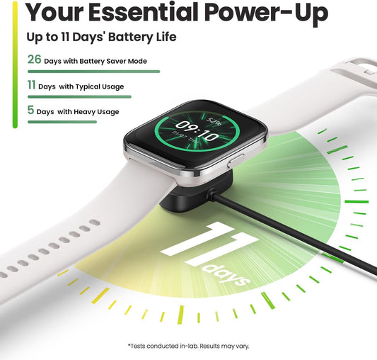 Amazfit Bip 5 Unity Smart Watch 46mm, 11-Day Battery, Fitness Activity Tracker with 120+ Sports Modes, Heart Rate & Sleep Monitor, Customizable Watch Faces, for Android & iPhone, Grey