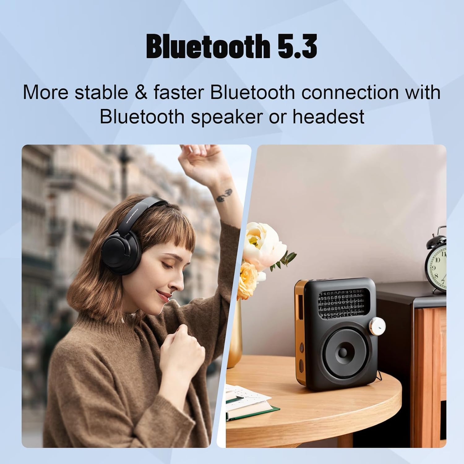 128GB MP3 Player with Bluetooth, Lossless Digital Music Player Portable with Built-in Speaker, 2.0 Inch Full Touch Screen, HiFi Sound
