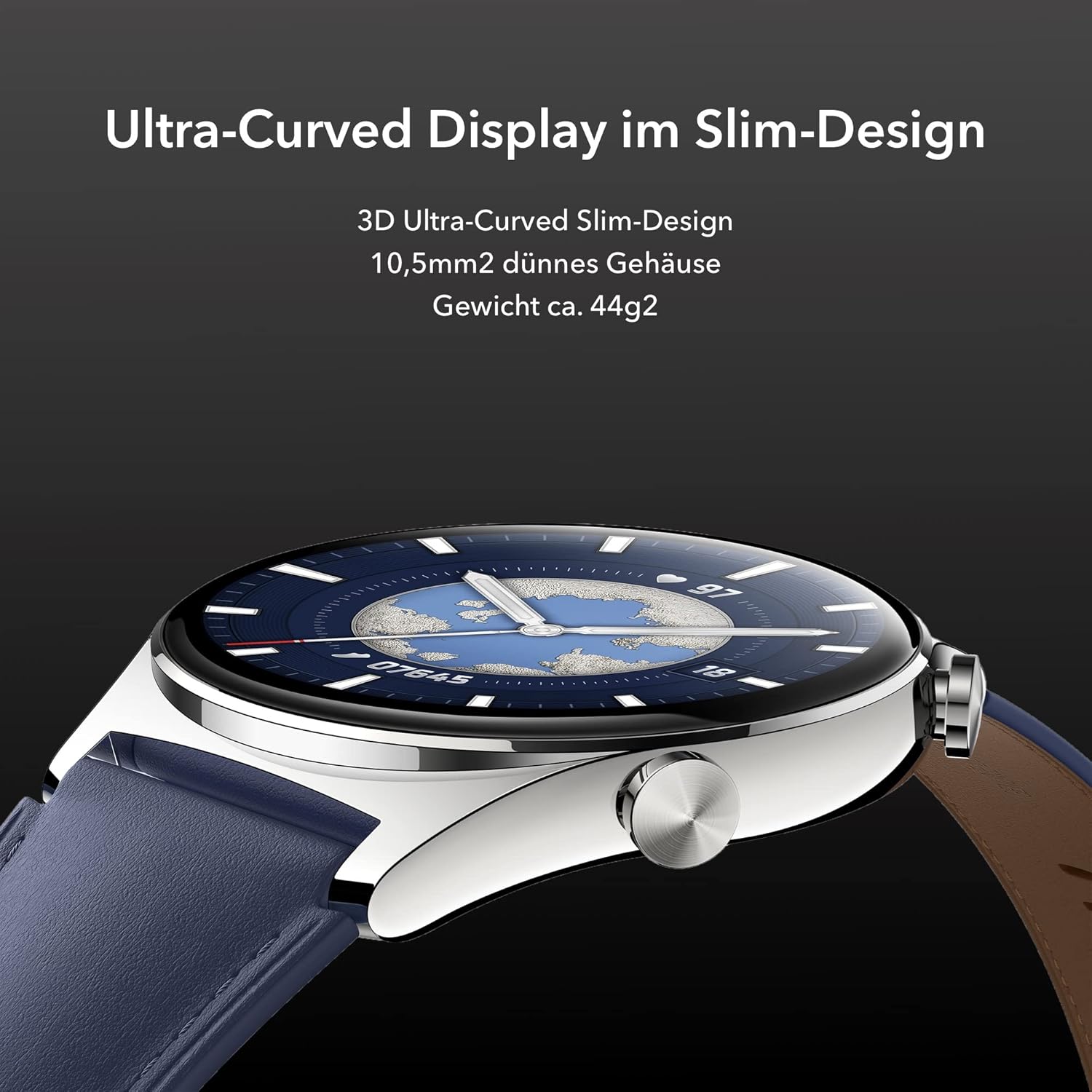Honor Watch GS3, Smart with 1.43, Blue, One Size, GS3