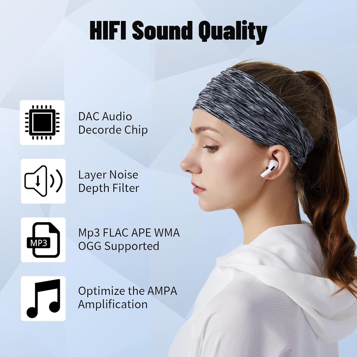 128GB MP3 Player with Bluetooth, Lossless Digital Music Player Portable with Built-in Speaker, 2.0 Inch Full Touch Screen, HiFi Sound