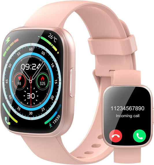 Puqo Smart Watch for Men Women(Answer/Make Calls), 1.85" HD Smartwatch