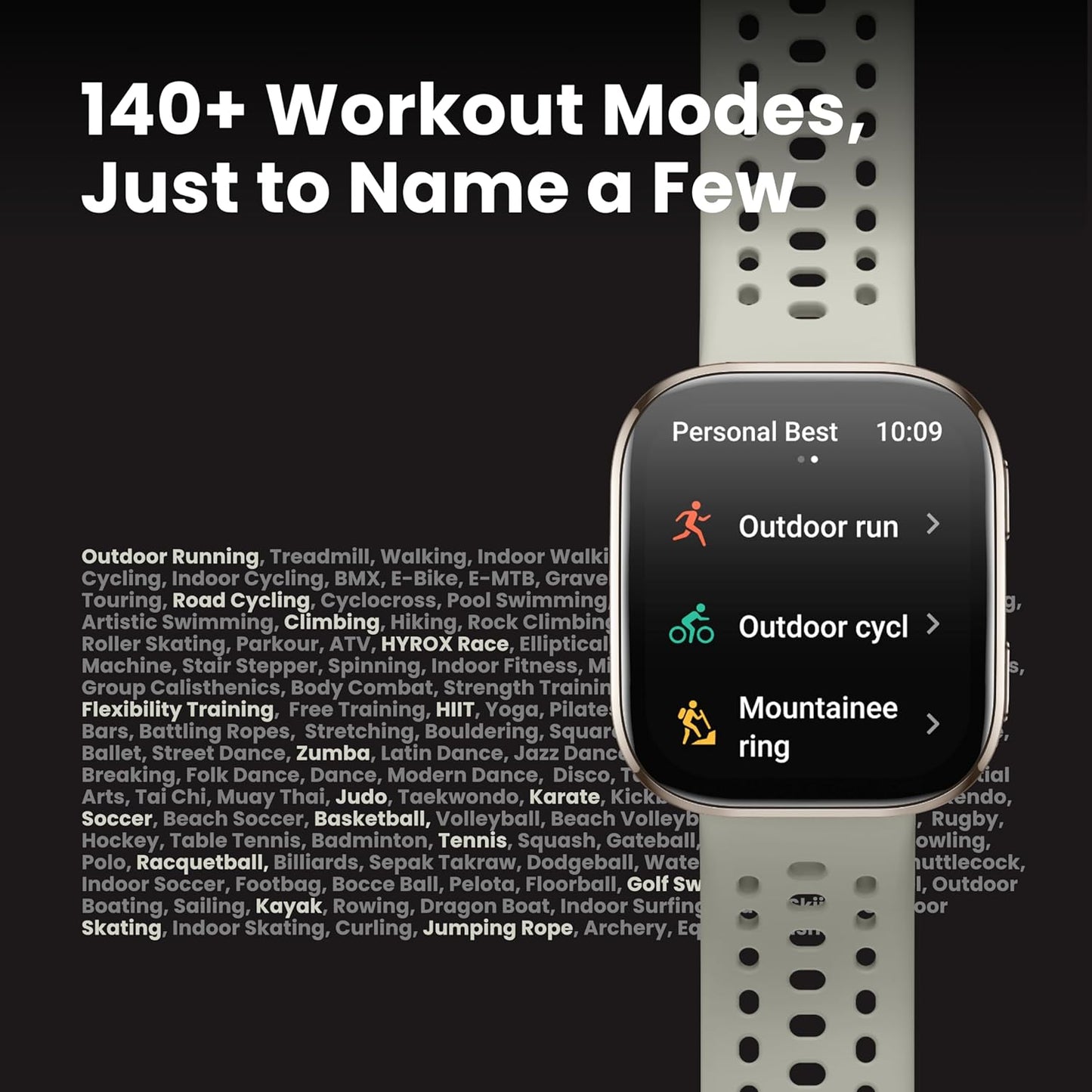Amazfit Bip 6 Smart Watch 46mm, 14 Day Battery, 1.97" AMOLED Display, GPS & Free Maps, AI, Bluetooth Call & Text, Health, Fitness & Sleep Tracker, 140+ Workout Modes, 5 ATM Water-Resistance, Charcoal